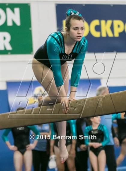 Thumbnail 3 in NYSPHSAA Gymnastics Championships (Balance Beam) photogallery.