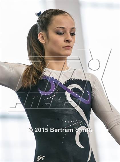 Thumbnail 1 in NYSPHSAA Gymnastics Championships (Balance Beam) photogallery.