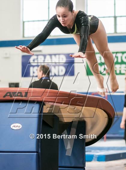 Thumbnail 2 in NYSPHSAA Gymnastics Championships (Balance Beam) photogallery.
