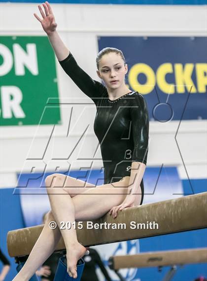 Thumbnail 1 in NYSPHSAA Gymnastics Championships (Balance Beam) photogallery.