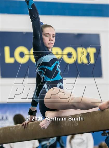 Thumbnail 3 in NYSPHSAA Gymnastics Championships (Balance Beam) photogallery.