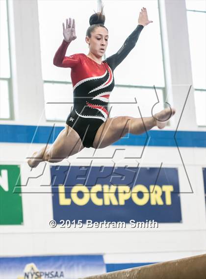 Thumbnail 2 in NYSPHSAA Gymnastics Championships (Balance Beam) photogallery.