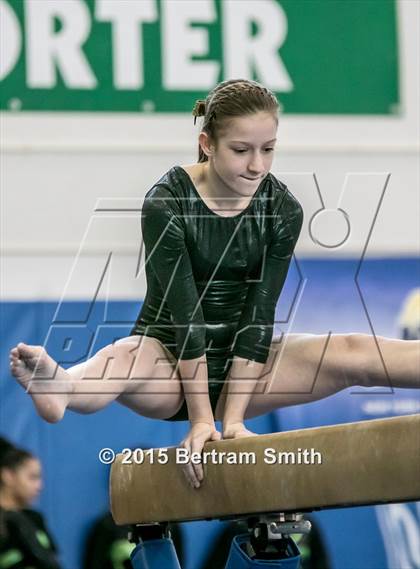 Thumbnail 2 in NYSPHSAA Gymnastics Championships (Balance Beam) photogallery.