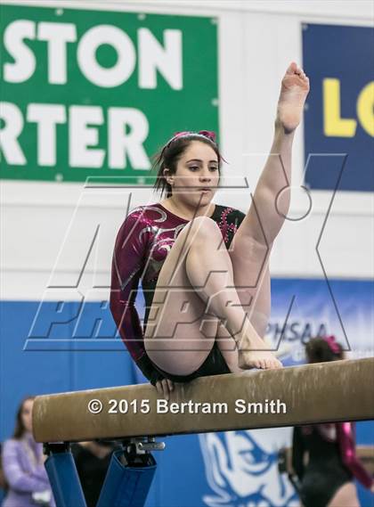 Thumbnail 1 in NYSPHSAA Gymnastics Championships (Balance Beam) photogallery.