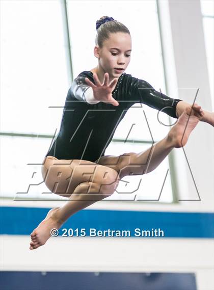 Thumbnail 3 in NYSPHSAA Gymnastics Championships (Balance Beam) photogallery.
