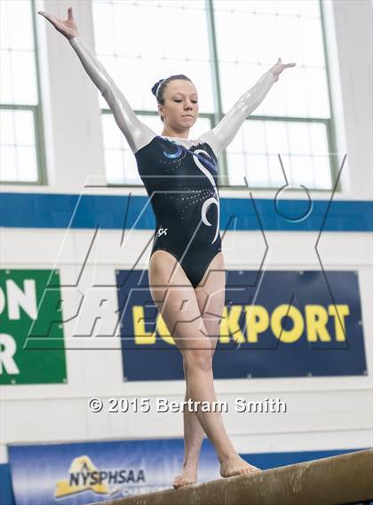 Thumbnail 2 in NYSPHSAA Gymnastics Championships (Balance Beam) photogallery.