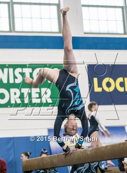 Thumbnail 2 in NYSPHSAA Gymnastics Championships (Balance Beam) photogallery.