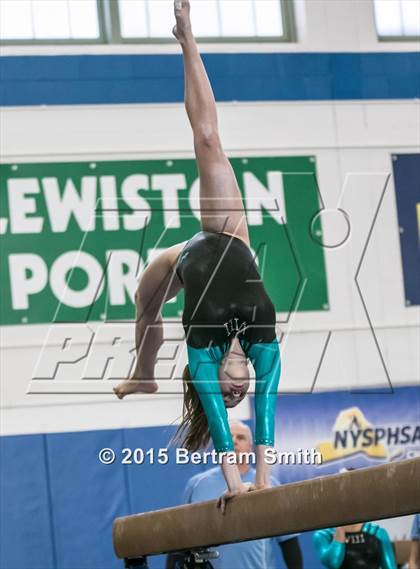 Thumbnail 2 in NYSPHSAA Gymnastics Championships (Balance Beam) photogallery.