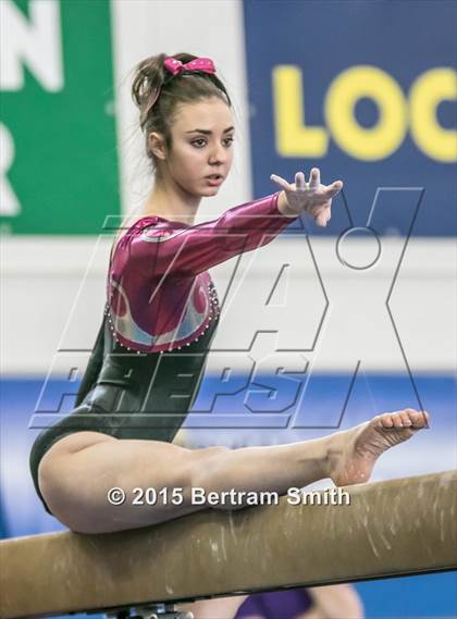 Thumbnail 2 in NYSPHSAA Gymnastics Championships (Balance Beam) photogallery.