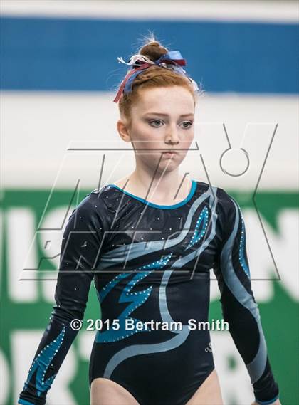 Thumbnail 1 in NYSPHSAA Gymnastics Championships (Balance Beam) photogallery.