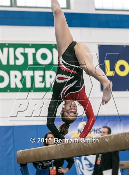 Thumbnail 3 in NYSPHSAA Gymnastics Championships (Balance Beam) photogallery.