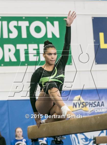 Thumbnail 2 in NYSPHSAA Gymnastics Championships (Balance Beam) photogallery.
