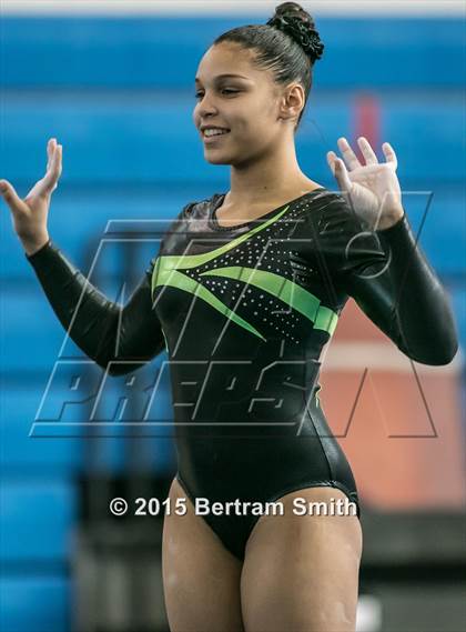 Thumbnail 2 in NYSPHSAA Gymnastics Championships (Balance Beam) photogallery.