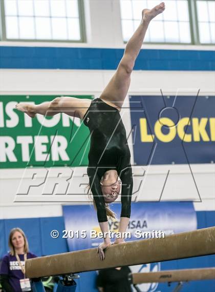 Thumbnail 3 in NYSPHSAA Gymnastics Championships (Balance Beam) photogallery.