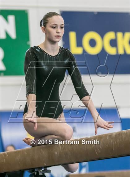 Thumbnail 2 in NYSPHSAA Gymnastics Championships (Balance Beam) photogallery.