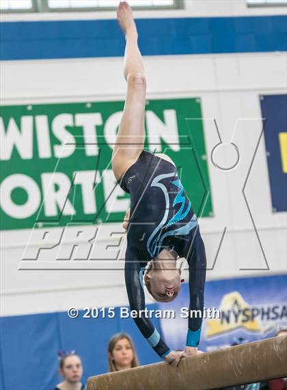 Thumbnail 3 in NYSPHSAA Gymnastics Championships (Balance Beam) photogallery.