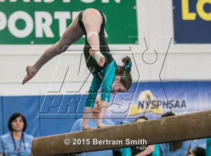 Thumbnail 2 in NYSPHSAA Gymnastics Championships (Balance Beam) photogallery.