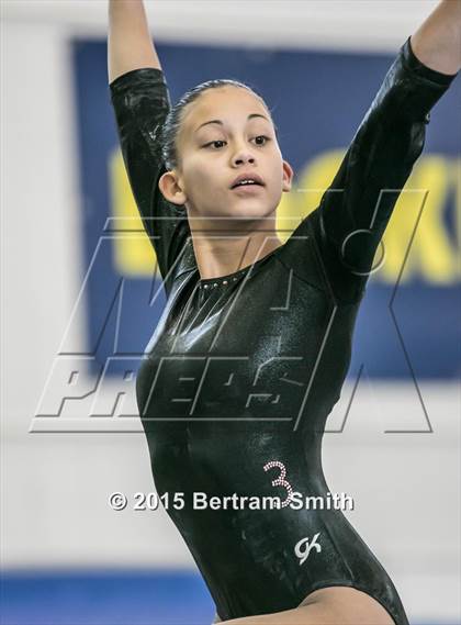 Thumbnail 2 in NYSPHSAA Gymnastics Championships (Balance Beam) photogallery.