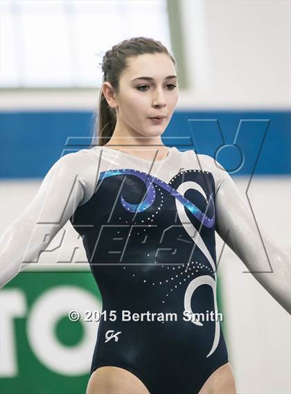 Thumbnail 2 in NYSPHSAA Gymnastics Championships (Balance Beam) photogallery.