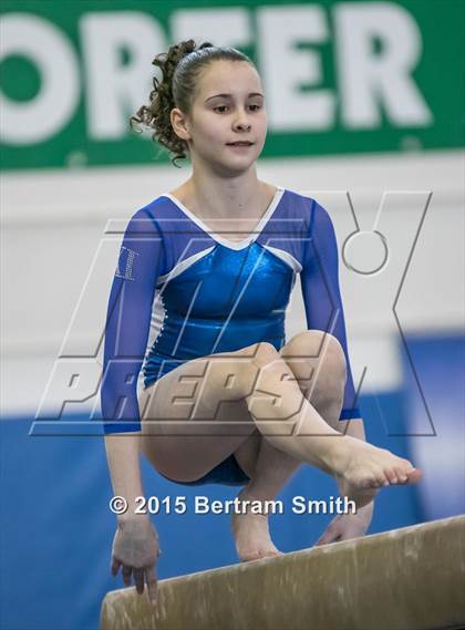 Thumbnail 2 in NYSPHSAA Gymnastics Championships (Balance Beam) photogallery.