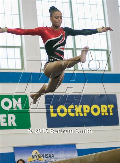 Thumbnail 2 in NYSPHSAA Gymnastics Championships (Balance Beam) photogallery.