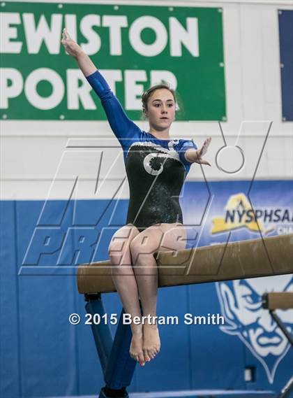 Thumbnail 3 in NYSPHSAA Gymnastics Championships (Balance Beam) photogallery.