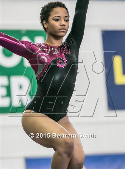 Thumbnail 1 in NYSPHSAA Gymnastics Championships (Balance Beam) photogallery.