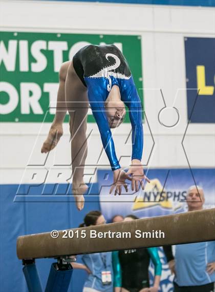 Thumbnail 2 in NYSPHSAA Gymnastics Championships (Balance Beam) photogallery.