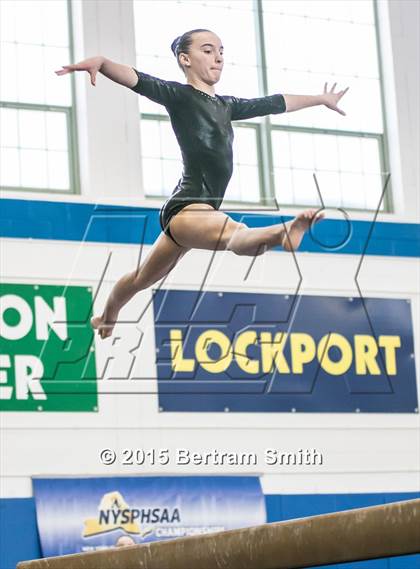 Thumbnail 2 in NYSPHSAA Gymnastics Championships (Balance Beam) photogallery.
