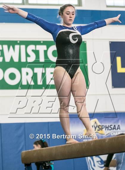 Thumbnail 1 in NYSPHSAA Gymnastics Championships (Balance Beam) photogallery.