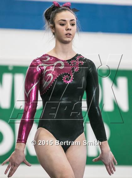Thumbnail 2 in NYSPHSAA Gymnastics Championships (Balance Beam) photogallery.