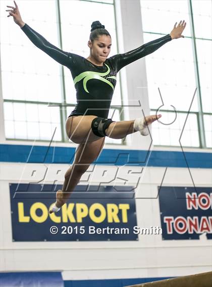 Thumbnail 1 in NYSPHSAA Gymnastics Championships (Balance Beam) photogallery.
