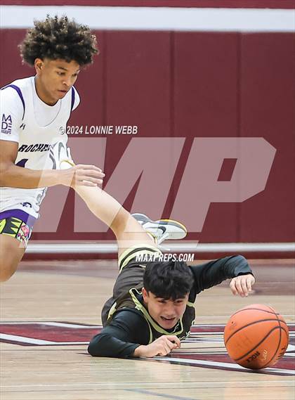 Thumbnail 2 in New Rochelle vs Clarkstown South (Harrison Holiday Tournament) photogallery.