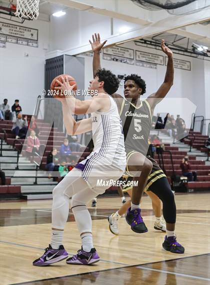Thumbnail 2 in New Rochelle vs Clarkstown South (Harrison Holiday Tournament) photogallery.