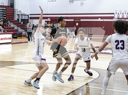 Thumbnail 2 in New Rochelle vs Clarkstown South (Harrison Holiday Tournament) photogallery.