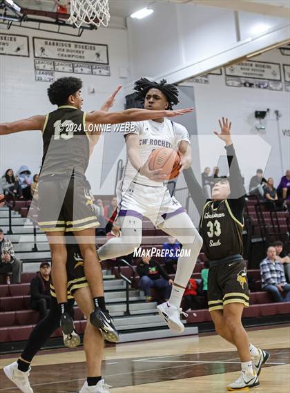 Thumbnail 1 in New Rochelle vs Clarkstown South (Harrison Holiday Tournament) photogallery.
