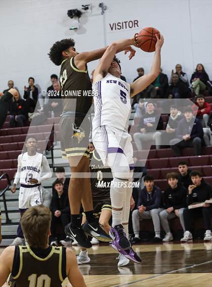 Thumbnail 1 in New Rochelle vs Clarkstown South (Harrison Holiday Tournament) photogallery.