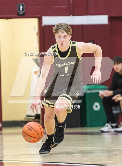 Thumbnail 2 in New Rochelle vs Clarkstown South (Harrison Holiday Tournament) photogallery.