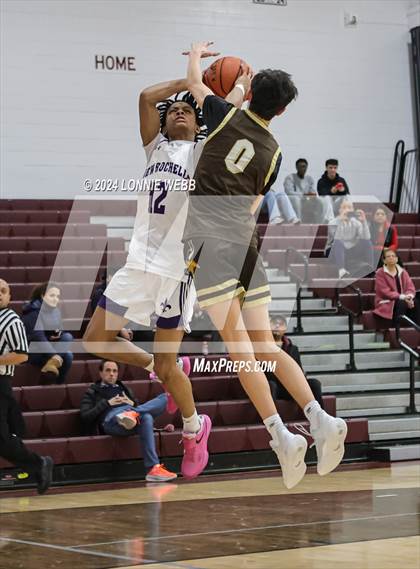 Thumbnail 2 in New Rochelle vs Clarkstown South (Harrison Holiday Tournament) photogallery.