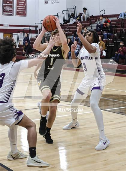 Thumbnail 2 in New Rochelle vs Clarkstown South (Harrison Holiday Tournament) photogallery.