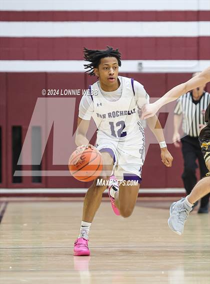 Thumbnail 3 in New Rochelle vs Clarkstown South (Harrison Holiday Tournament) photogallery.