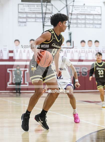 Thumbnail 1 in New Rochelle vs Clarkstown South (Harrison Holiday Tournament) photogallery.