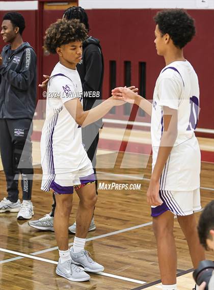 Thumbnail 2 in New Rochelle vs Clarkstown South (Harrison Holiday Tournament) photogallery.