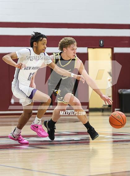 Thumbnail 1 in New Rochelle vs Clarkstown South (Harrison Holiday Tournament) photogallery.