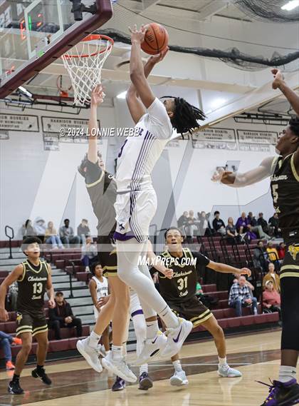 Thumbnail 3 in New Rochelle vs Clarkstown South (Harrison Holiday Tournament) photogallery.