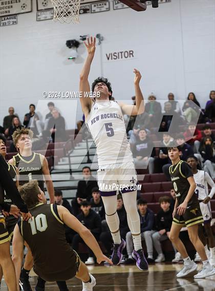 Thumbnail 3 in New Rochelle vs Clarkstown South (Harrison Holiday Tournament) photogallery.