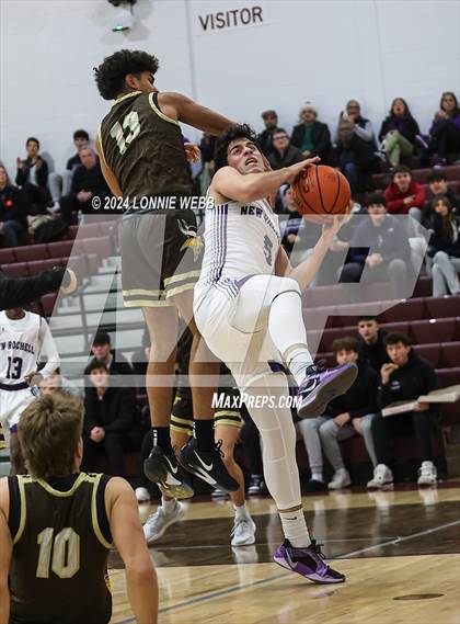 Thumbnail 2 in New Rochelle vs Clarkstown South (Harrison Holiday Tournament) photogallery.