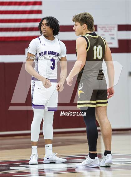 Thumbnail 1 in New Rochelle vs Clarkstown South (Harrison Holiday Tournament) photogallery.