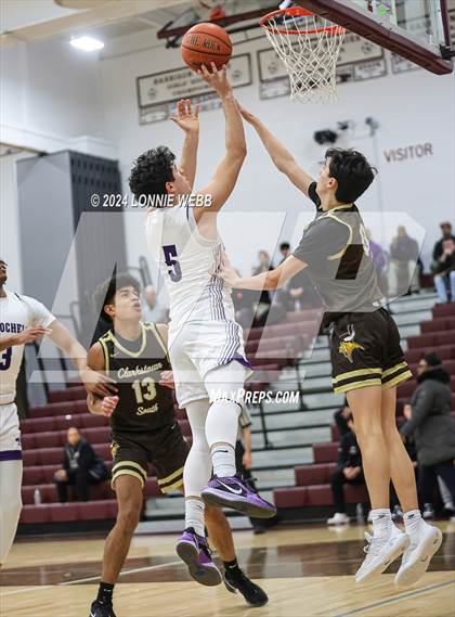Thumbnail 3 in New Rochelle vs Clarkstown South (Harrison Holiday Tournament) photogallery.