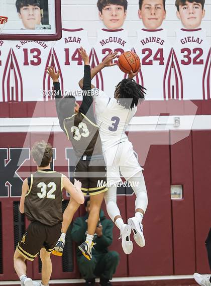 Thumbnail 2 in New Rochelle vs Clarkstown South (Harrison Holiday Tournament) photogallery.
